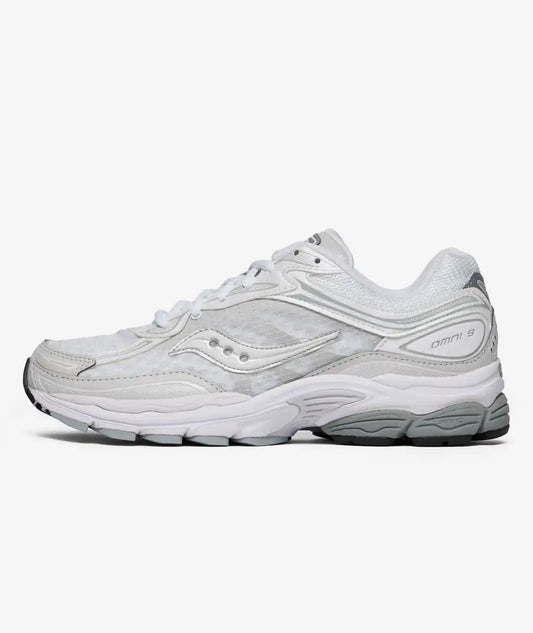 Saucony "Progrid Omni 9" Mens - White/Grey