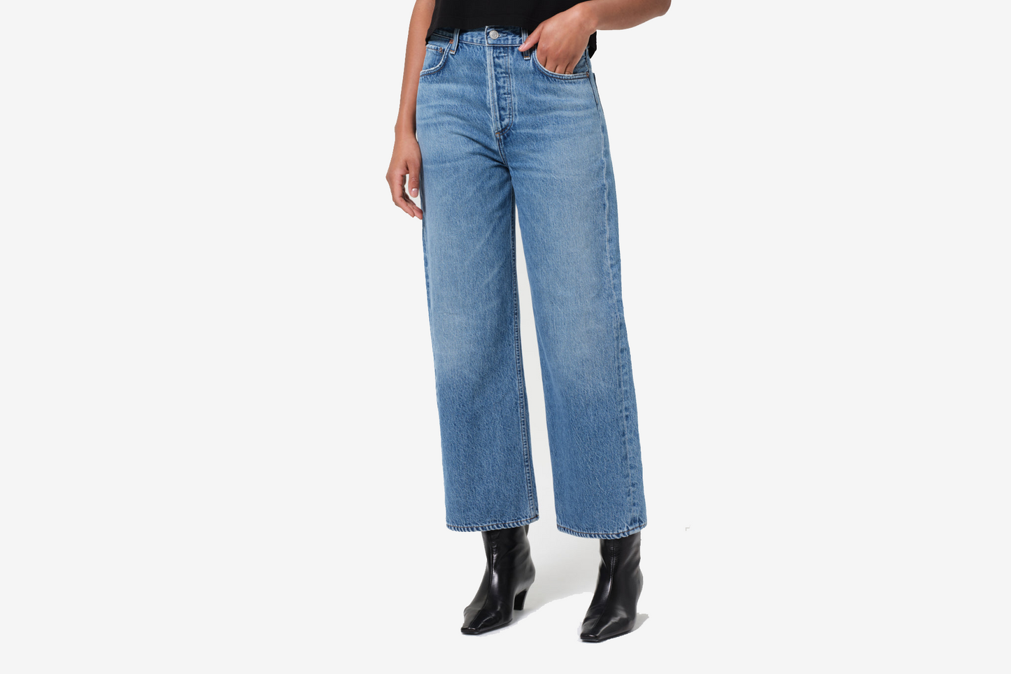 AGOLDE "Ren High Rise Wide Leg" W - Shrine