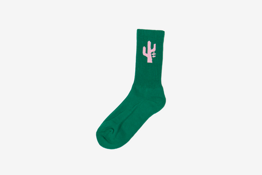 Manor "Hang Time Sock" - Emerald  / Pink