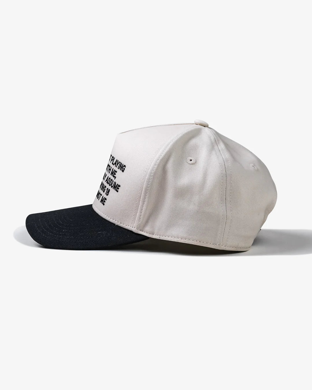 Devereux Golf "A-Player Phrase Hat" - Cream
