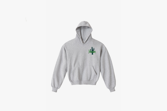 Manor "Double Logo Hoodie" M - Ashy / Grassy