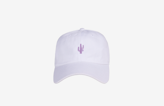 Manor "Shoes on the Cactus Dad Hat" - White / Lavender