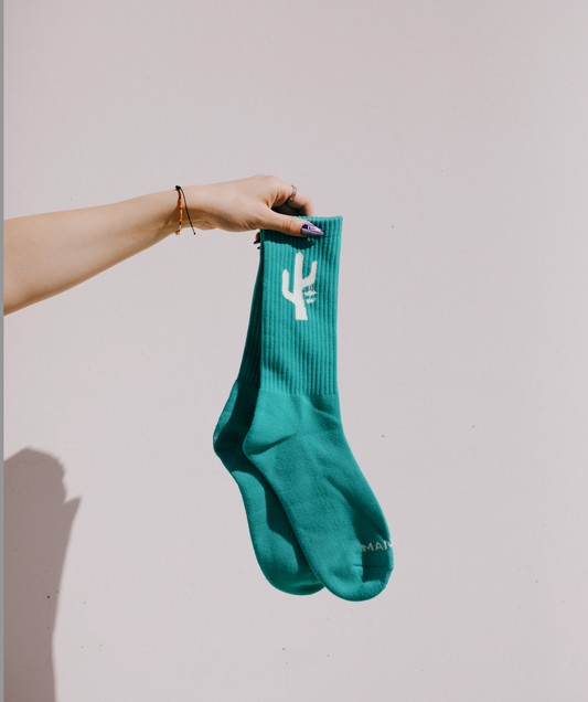 Manor "Hang Time Sock" -  Aqua