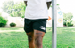 Manor "Mesh Gym Shorts" M - Black / White