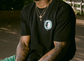 Manor "Iguana T-Shirt" M - Black / Teal