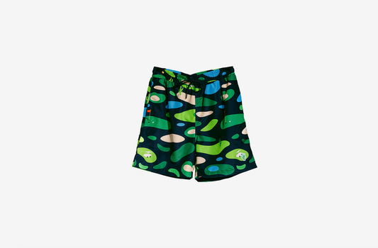 Manor  "Saguaro Summer Nylon Short" M - Navy Course Camo