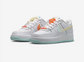 Nike "Air Force 1 LV8" GS - White / Multi Color White