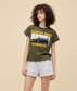 Daydreamer "Beastie Boys Sabotage Solo Tee" W - Military Green