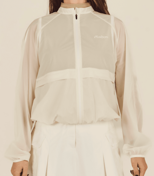 Malbon "Zoe Bomber" Womens - Vanilla