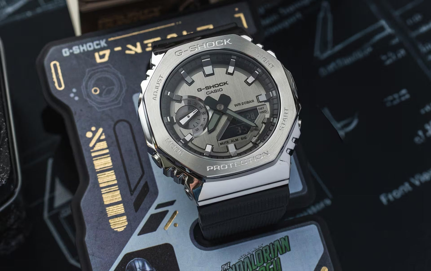 Casio "G-Shock GM-2100-1ASW " Watch - G-Steel (Star Wars: The Mandalorian and Grogu)