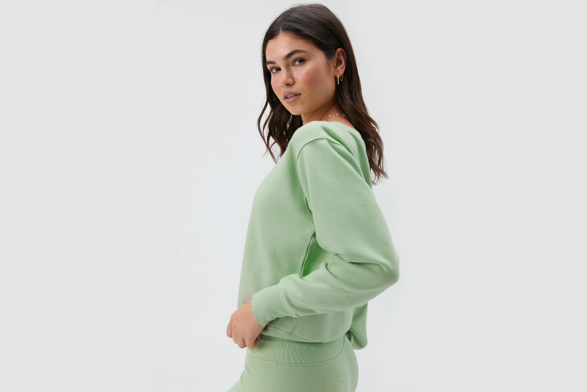 womens get fit crewneck sweatshirt eagle - Agave – Cheap  Padovauniversitypress Jordan Outlet Shop Sale Online - Spiritual Gangster  Vida Off Shoulder Sweatshirt W