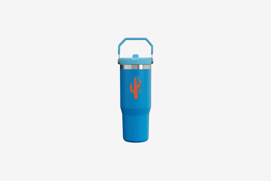 Stanley x Manor "Classic Flip Straw 30oz Tumbler" - Azure Blue / Orange