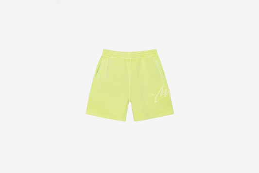 Stussy "Fleece Short Tonal Applique" M - Lime
