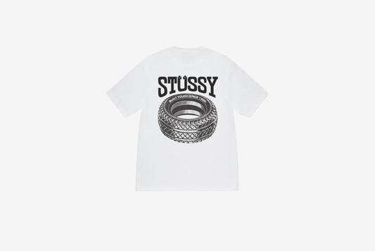 Stussy "Tough Tread Tee" M - White