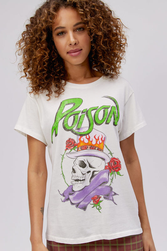 DayDreamer "Poison Joker Flush " T-Shirt W - Vintage White