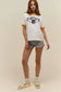DayDreamer "Beastie Boys Logo 84-86 Ringer T-Shirt"  W - White / Yellow