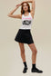 DayDreamer "No Doubt Seven Night Stand Ribbed Tank" W - White / Pink