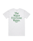 Devereux "The Major Everyone Wants Tee" M - White