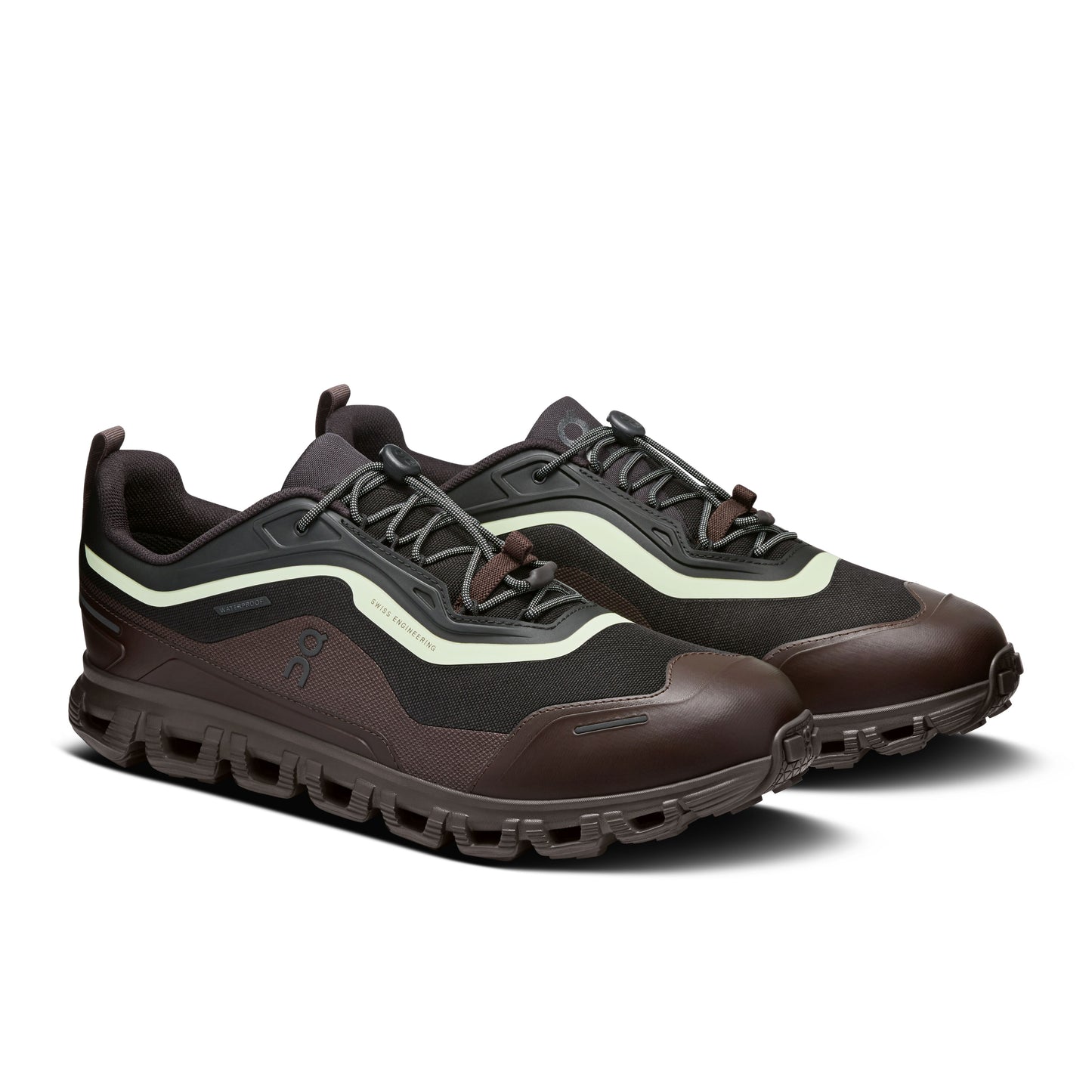 On "Cloud Geo 6 WP" Mens - Black / Lime
