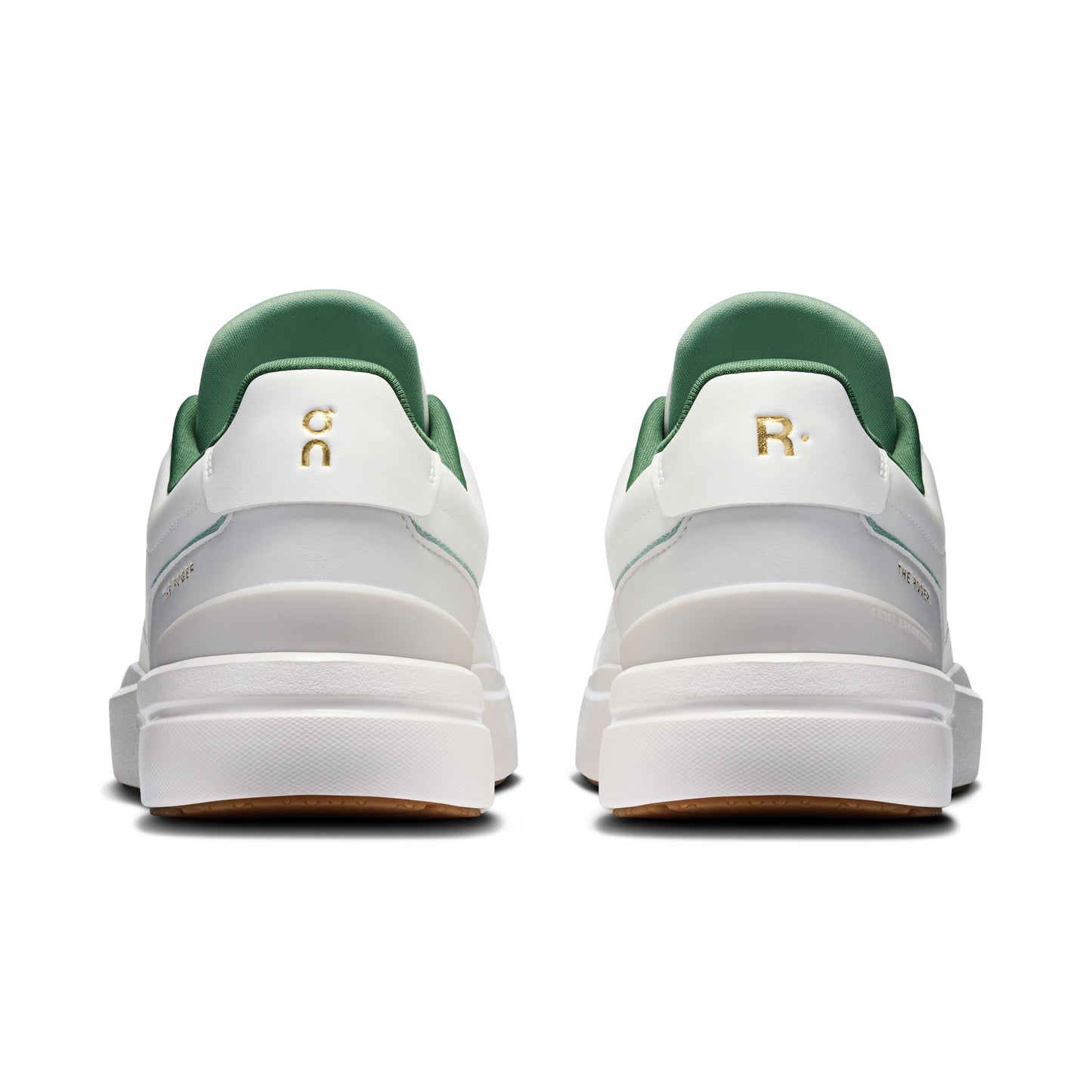 On "The Roger Centre Court" Mens - Ivory / Fern