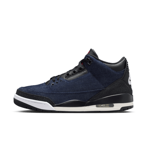 Air Jordan "3 Retro LSC Indigo SP" Mens - Denim / Black