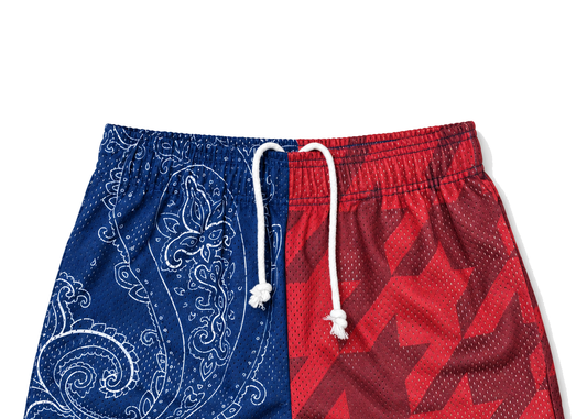 Manor "Dirtbags Short " Kids - Houndstooth / Paisley Split