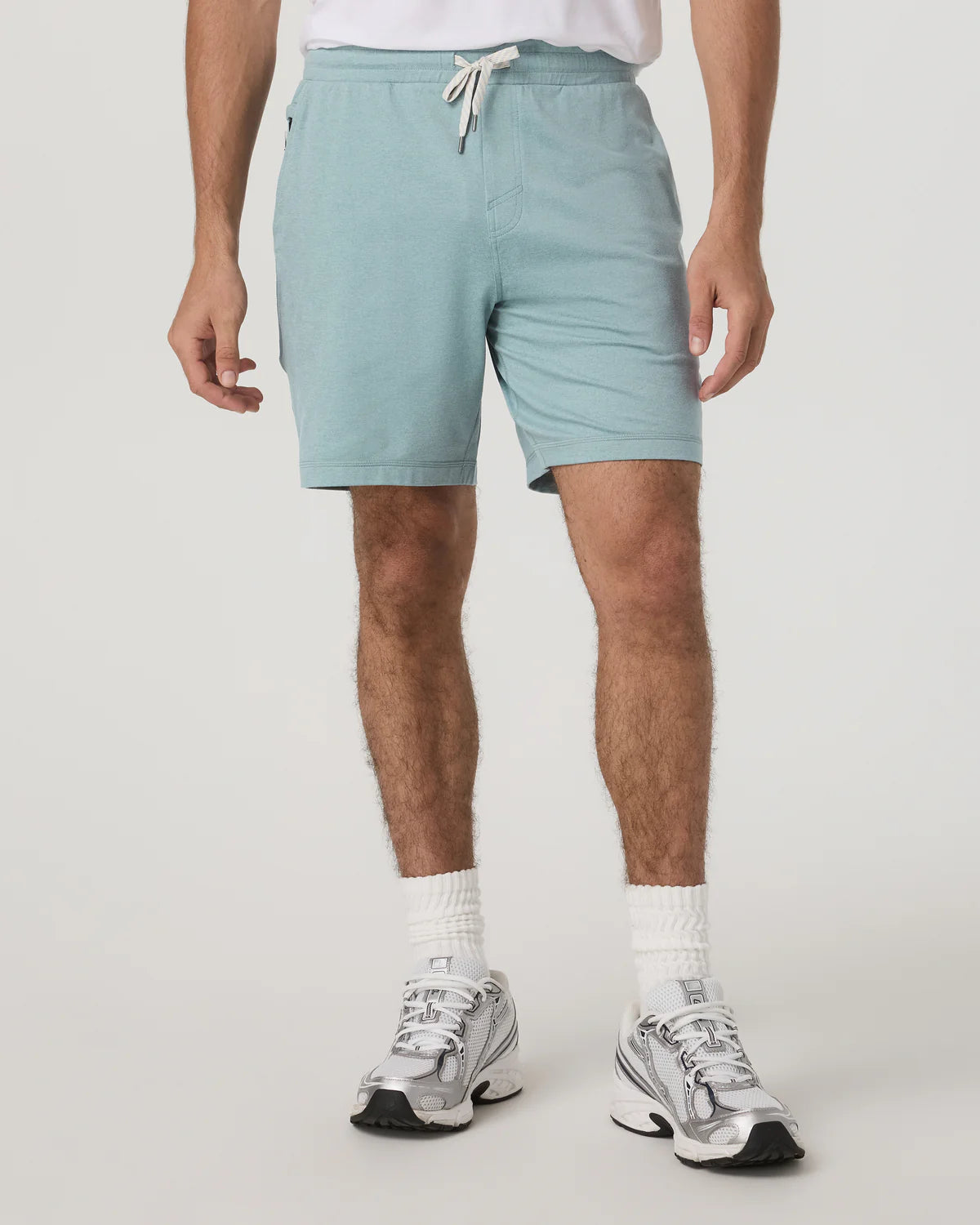 Vuori "Ponto Performance 7" Short" Mens - Misty Blue Heather
