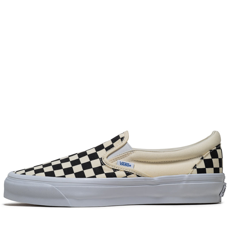 Vans "LX Slip-On Reissue 98" Mens - Checkerboard Black / Off White
