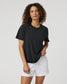 Vuori " Feather Tee " W - Washed Black