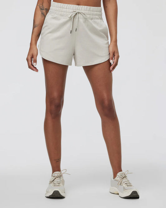 Vuori "Halo Performance Short" W - Ecru Heather