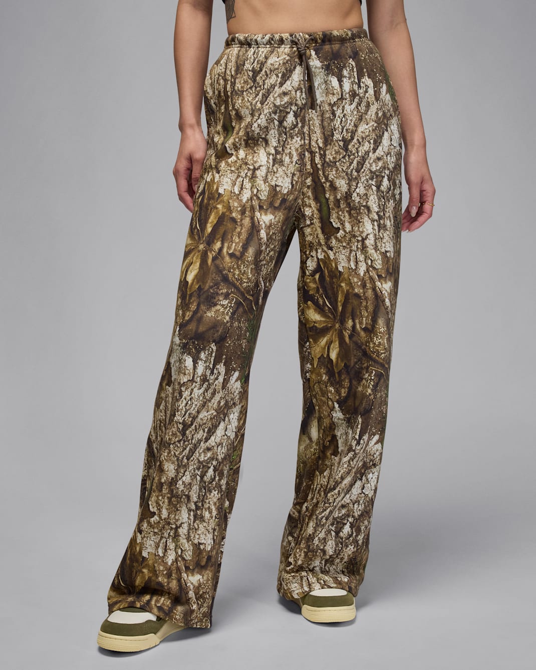 Jordan "Brooklyn Fleece Open Hem Pants" W - Camo