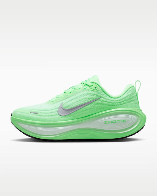Nike "Vomero Plus" Womens - White / Metallic Silver (Illusion Green)