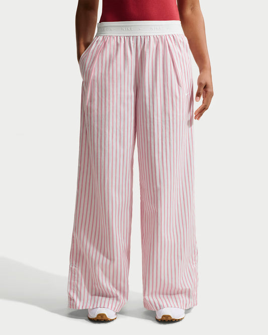 Nike "Sportswear Chill Poplin Pants" W - Sea Coral / Light Bone / Summit White