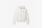 Manor "Chrome Hang Time Zip-Up Hoodie" Mens - White / Chrome