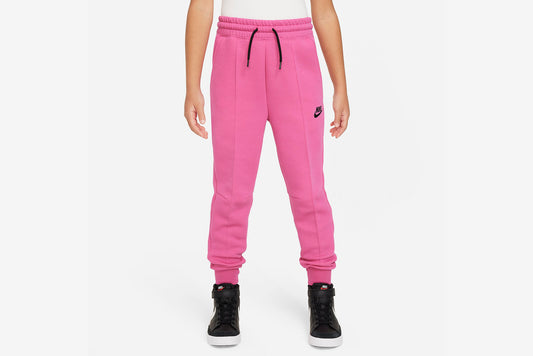 Nike "Sportswear Tech Fleece Big Kids' (Girls') Joggers" K - Alchemy Pink / Black