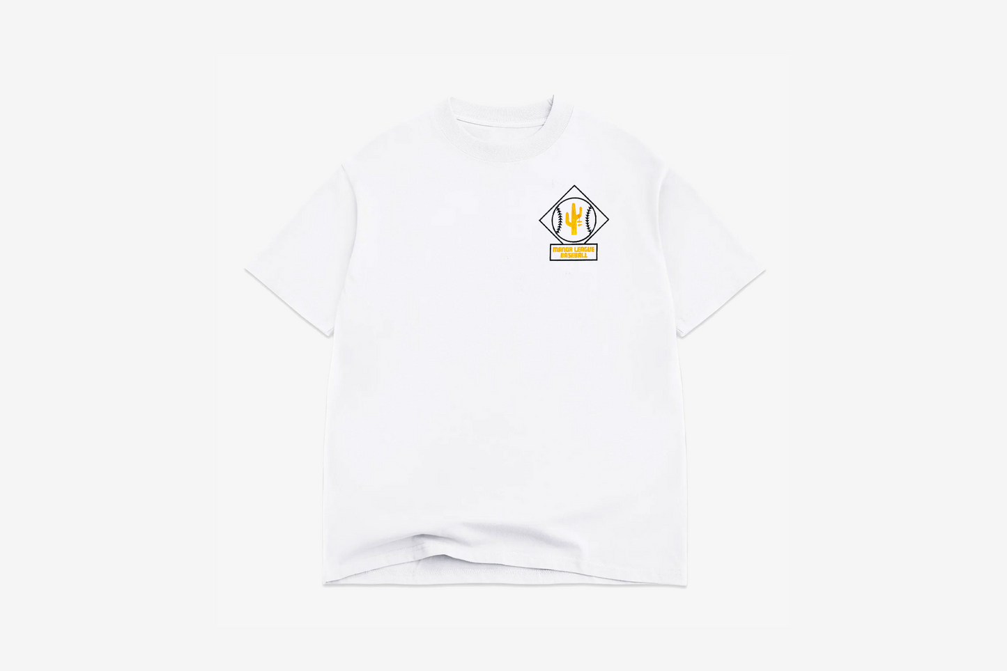 Manor "Manor League Baseball" T-Shirt Mens - White