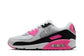 Nike "Air Max 90" W - White / Wolf Grey - Pink Glow