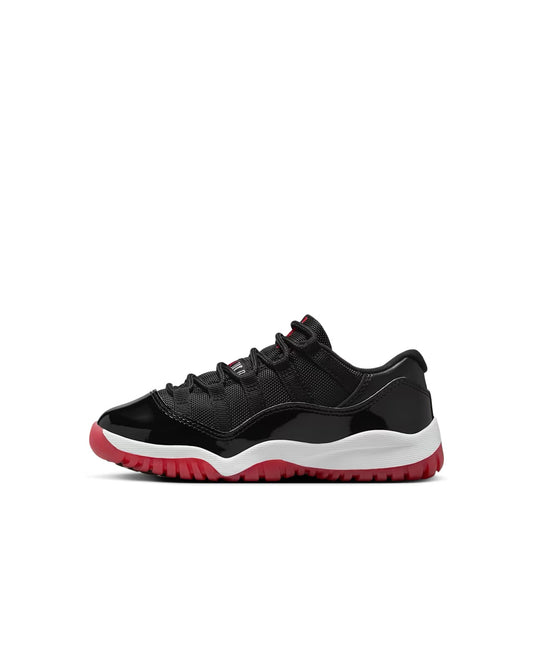 Air Jordan "11 Retro Low" PS - Black / Varsity Red / White
