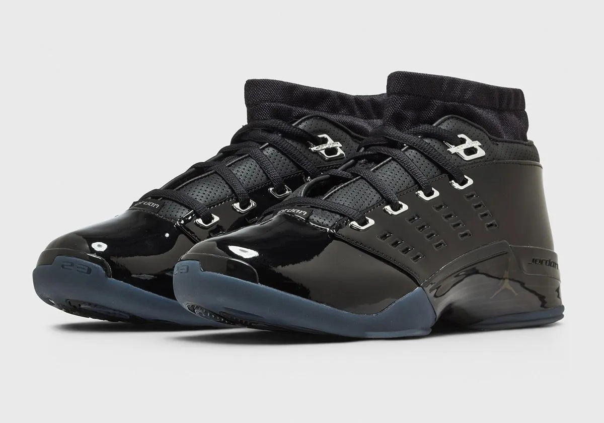 Air Jordan "17 Low SP" Mens - Black / Black / Metallic Silver