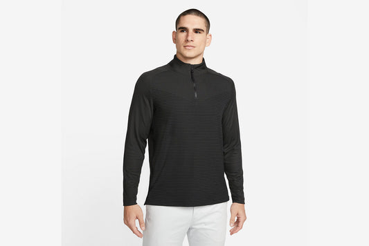 Nike Golf "ADA Vapor  Quarter Zip Top"  M - Black