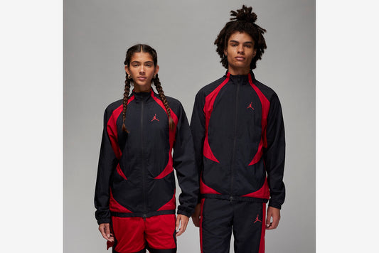 Jordan "Sport Jam Men's Warm Up Jacket" M - Black / Varsity Red