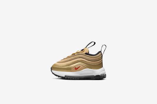 Nike "Air Max '97 QS" TD - Metallic Gold / University Red