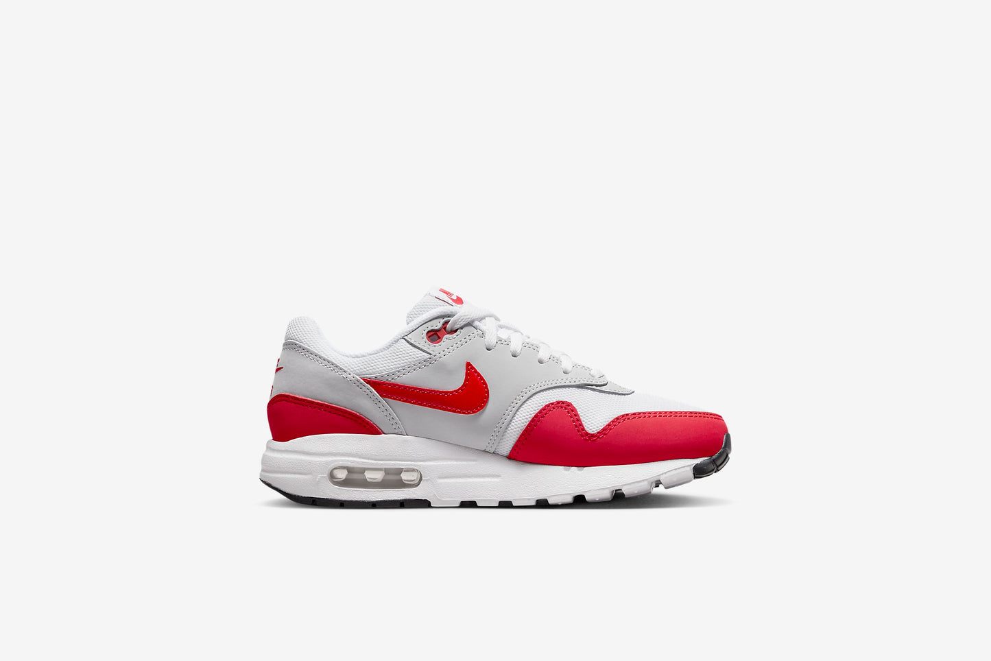 Nike "Air Max 1" GS - Neutral Grey / University Red