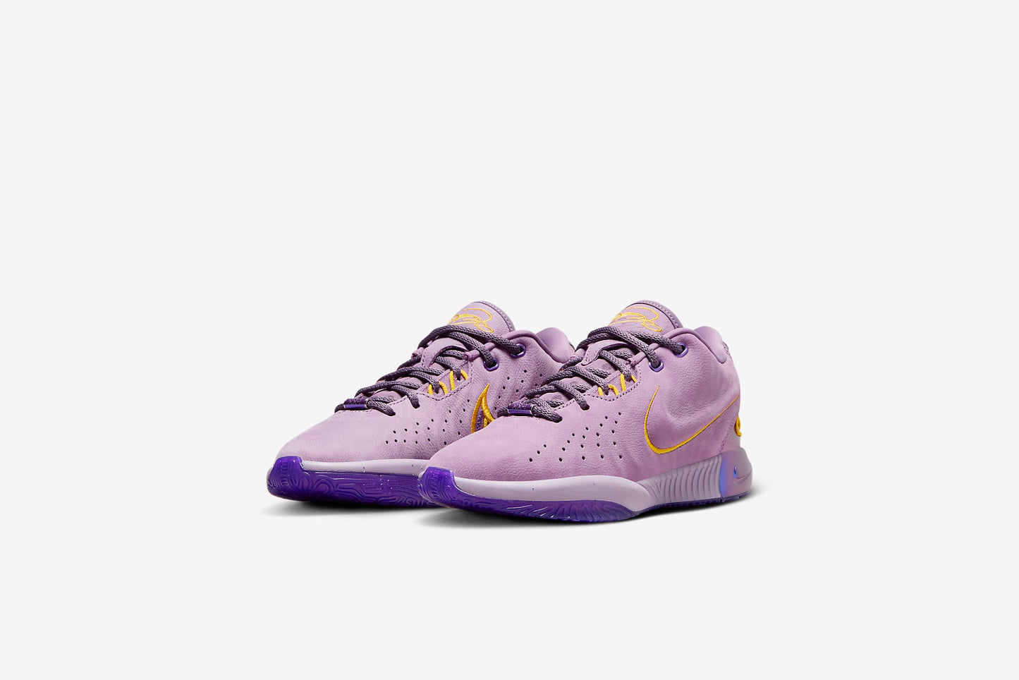 Nike "LeBron XXI" GS - Violet Dust/Purple Cosmos/University Gold