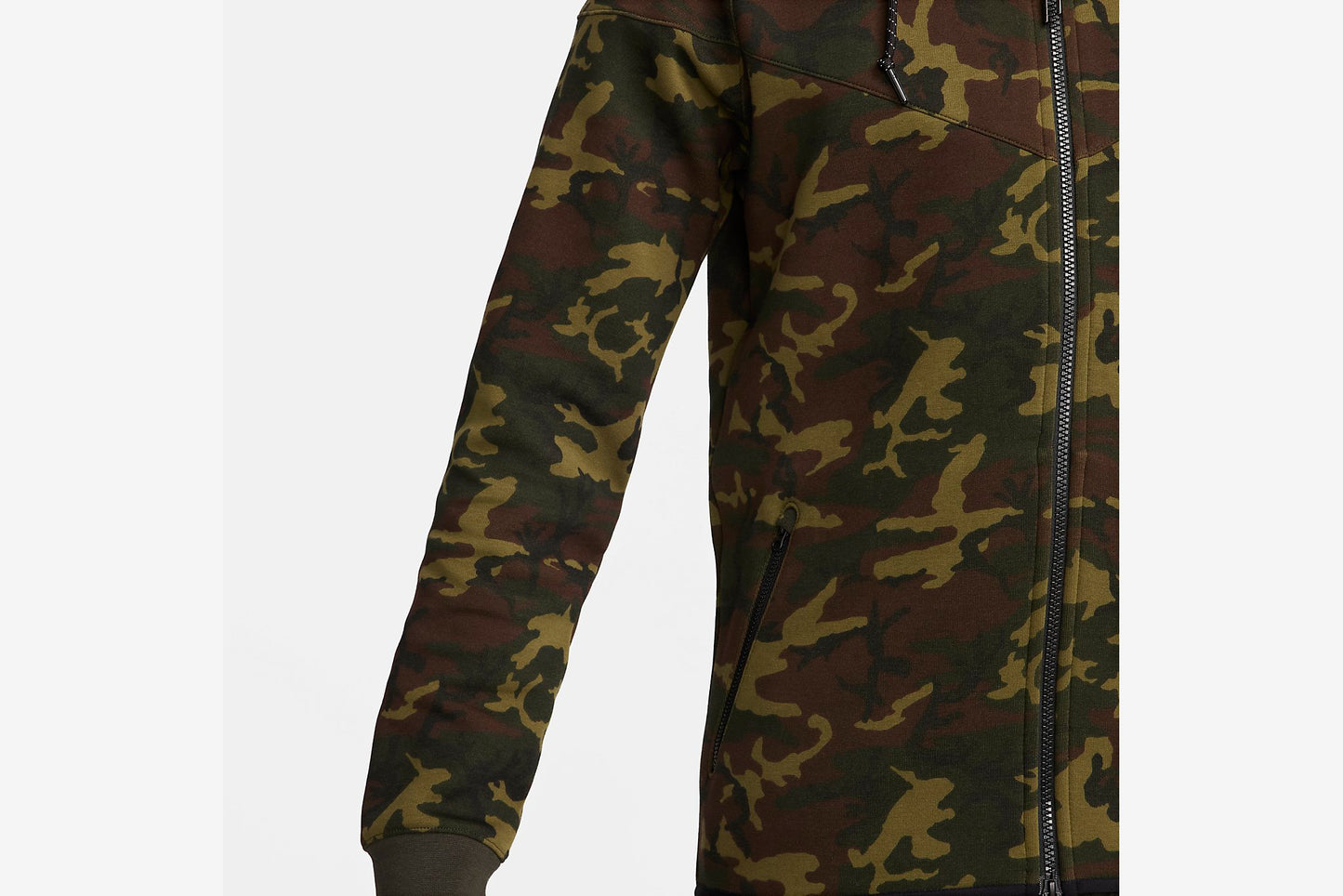 Nike "Nike Sportswear Tech Fleece Windrunner" M - Sequoia / Black