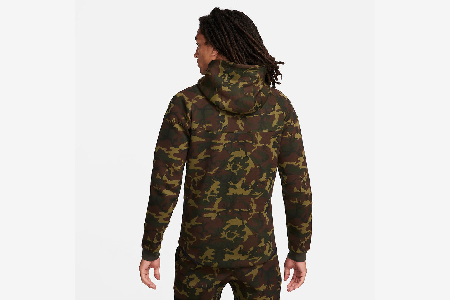 Nike "Nike Sportswear Tech Fleece Windrunner" M - Sequoia / Black