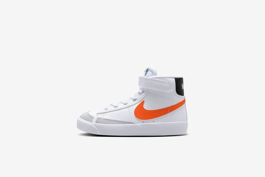 Nike "Blazer Mid '77" PS - White / Safety Orange / Wolf Grey