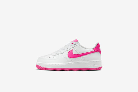 Nike "Air Force 1" GS - White/ Laser Fuchsia