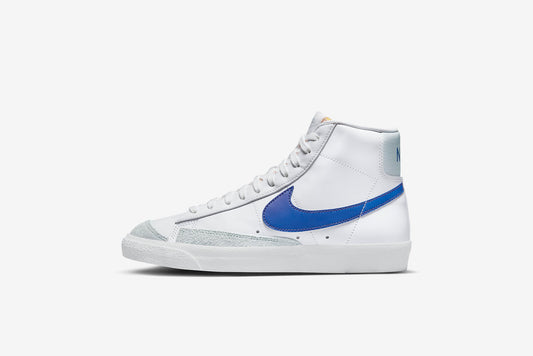 Nike "Blazer Mid '77 VNTG" M - White / Game Royal / Pure Platinum