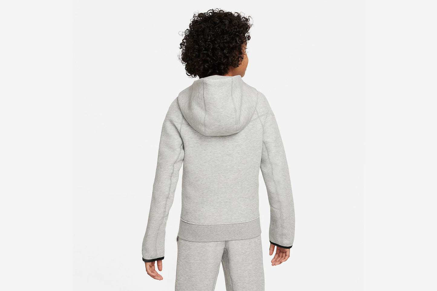 Nike "Nike Sportswear Tech Fleece Big Kids'" K - Heather Grey / Black